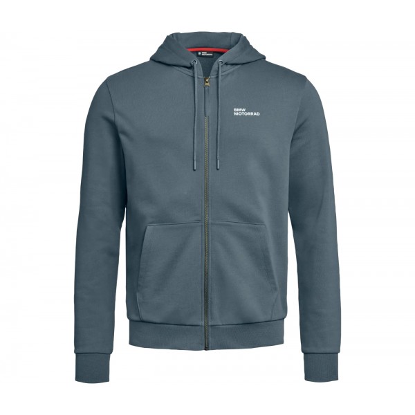 BMW Motorrad Zip Hoodie Make Life A Ride Ανδρικό Γκρι ΕΝΔΥΣΗ